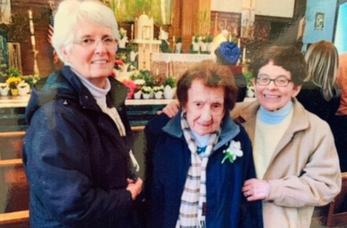 Francis with her friends