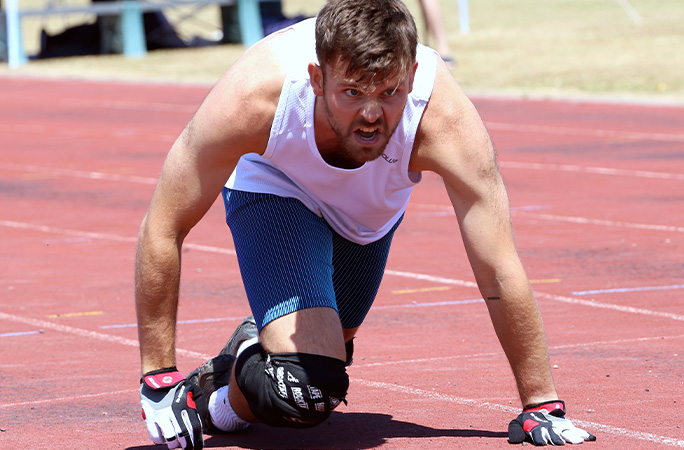 Tom in action