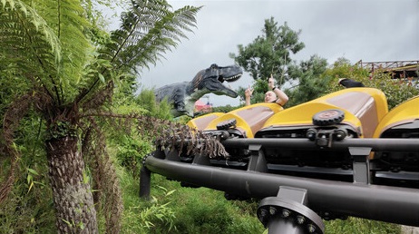 Dean on rollercoaster