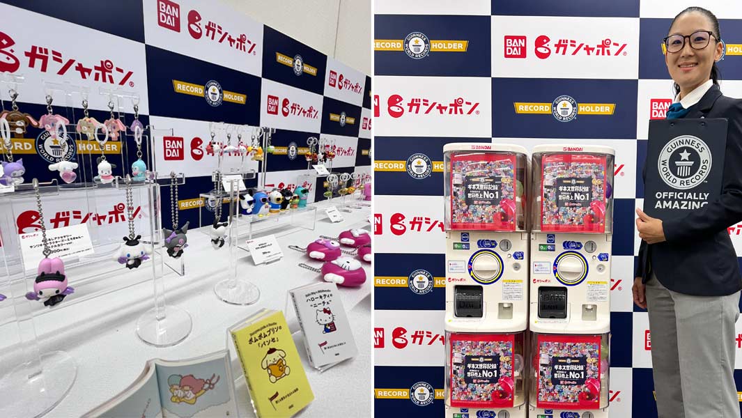 Split image of the largest capsule toy brand