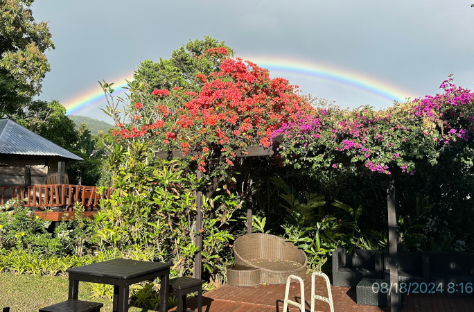 Rainbow in Samoa