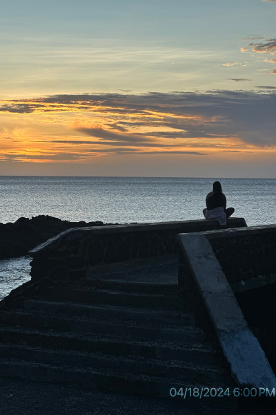 Sunset over Coromos 
