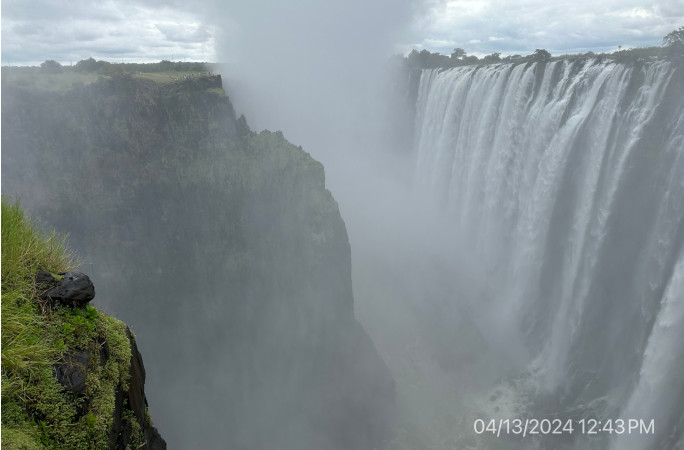 Waterfall in Zambia