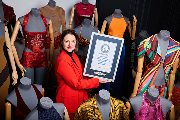 Spice girls collection Liz wearing red jacket