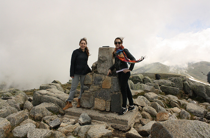 Standing on top of Kosciuszko