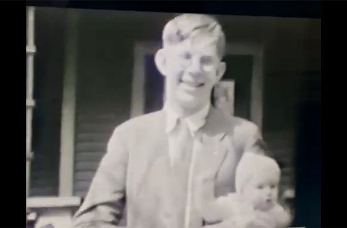 Robert with his baby sibling