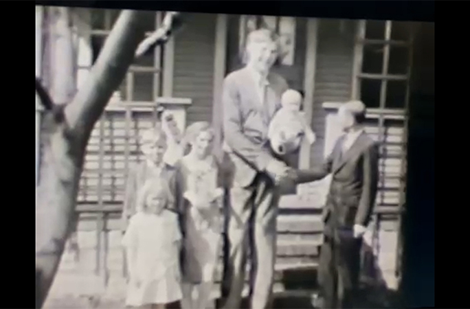 Robert with his family