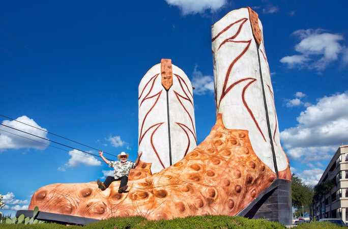 Largest cowboy boots
