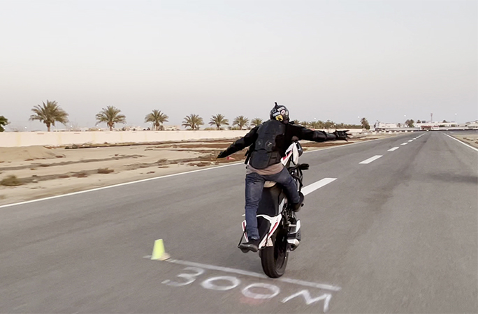 Ahmed passing 300 m