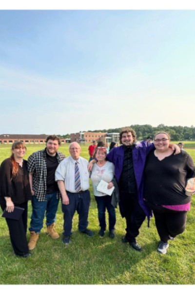 Kenneth with his family
