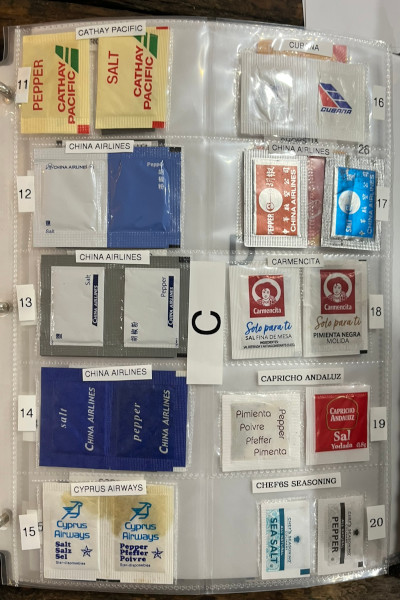 Sonny's salt and pepper satchet collection