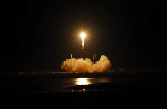 SpaceX's Falcon9 rocket taking off