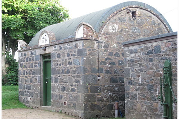 Sark prison view from the side