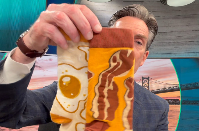 Jim's breakfast socks