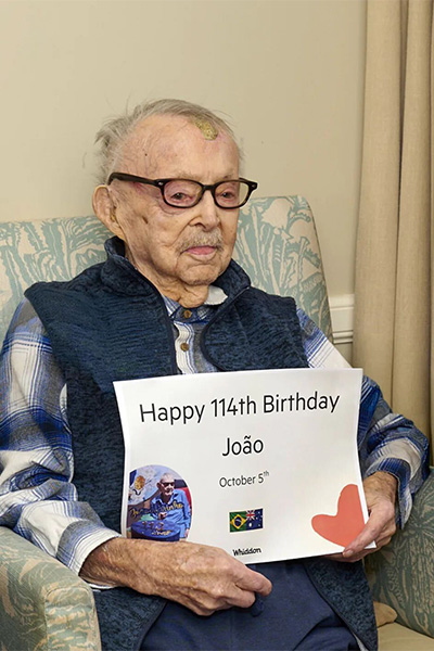 Ken's birthday message for Joao