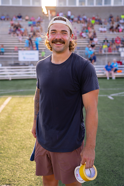 Jesse smiling for the camera