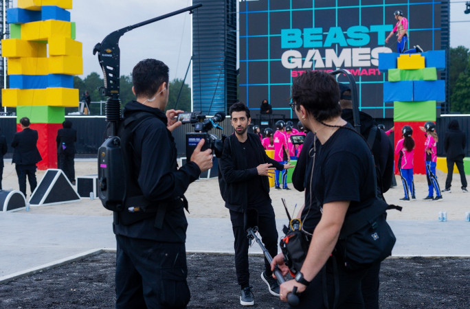 Jon directing the BTS footage