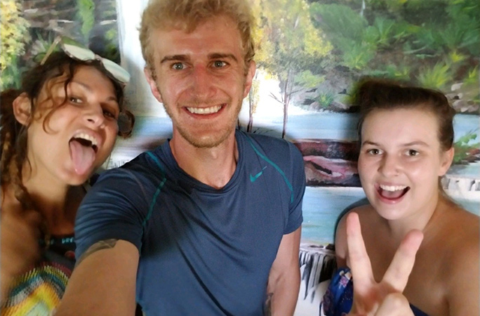 Paul with witnesses in Apia