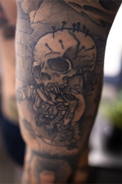 tattoo of a skull