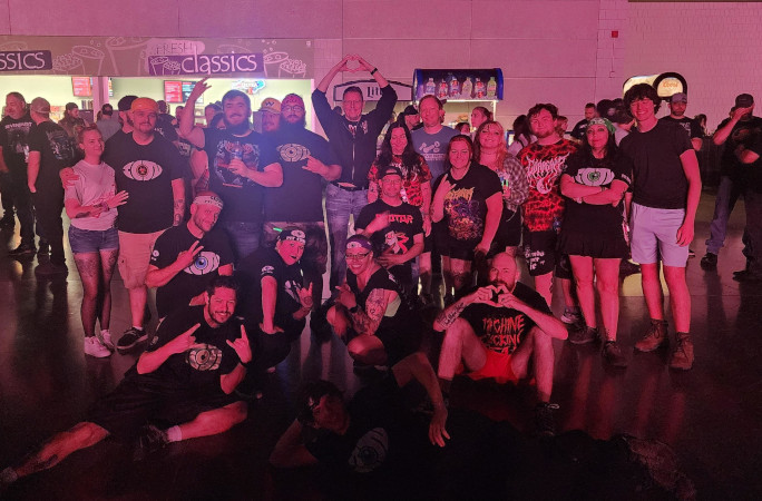 Tim's Pit Crew after a concert