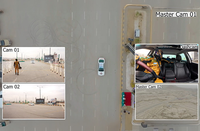 Sultan Golden driving a mile in reverse