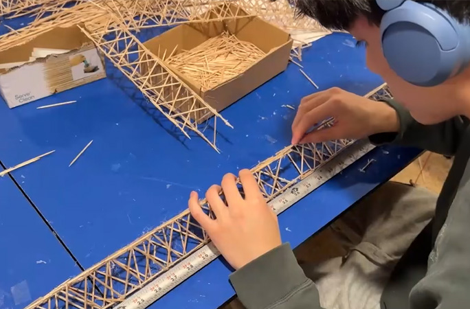 Eric building tower close up