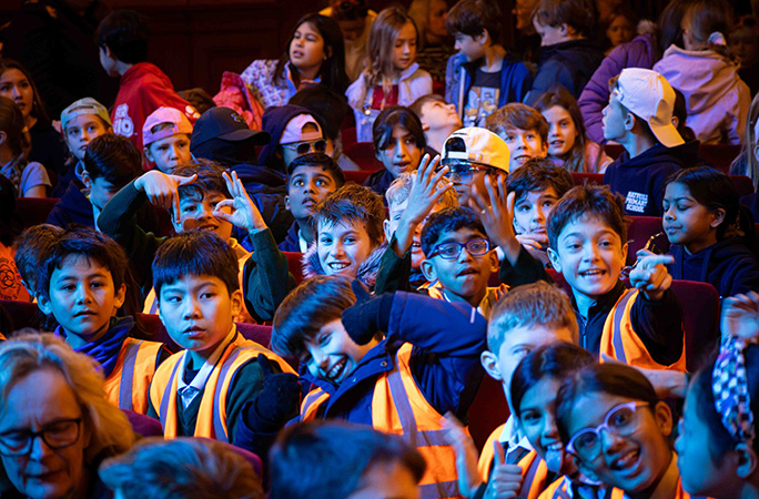Kids in audience