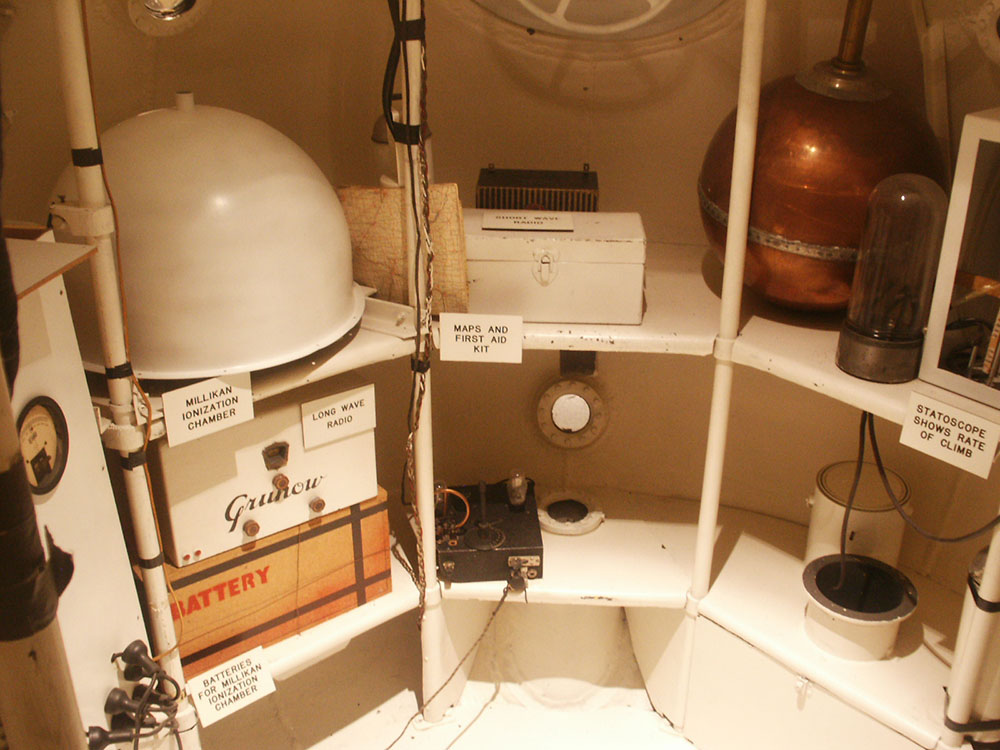 The interior of the Century of Progress gondola