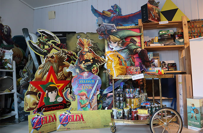 Zelda cardboard cutouts