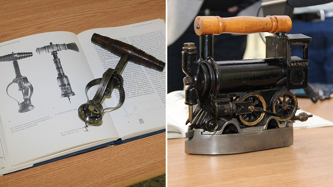 split image of most expensive corkscrew and iron