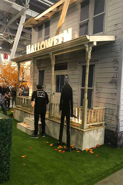 the Halloween house