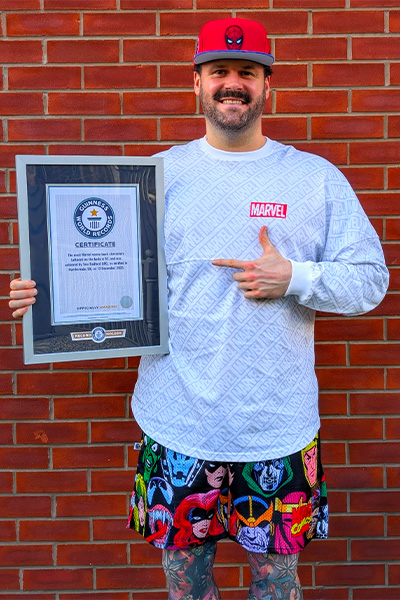 Tom with GWR certificate