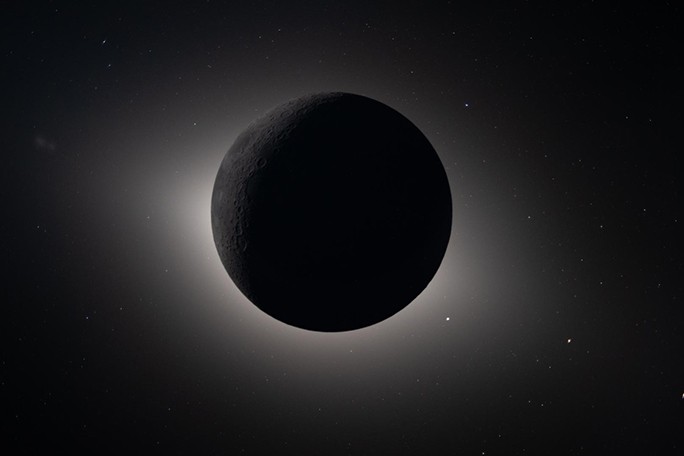 Moon eclipsing the sun