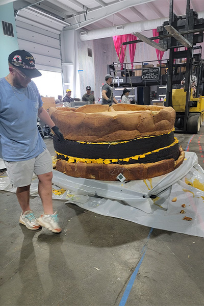 the largest vegetarian burger