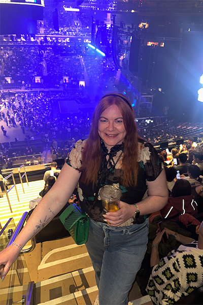 GWR's Vicki Newman at Madison Square Garden