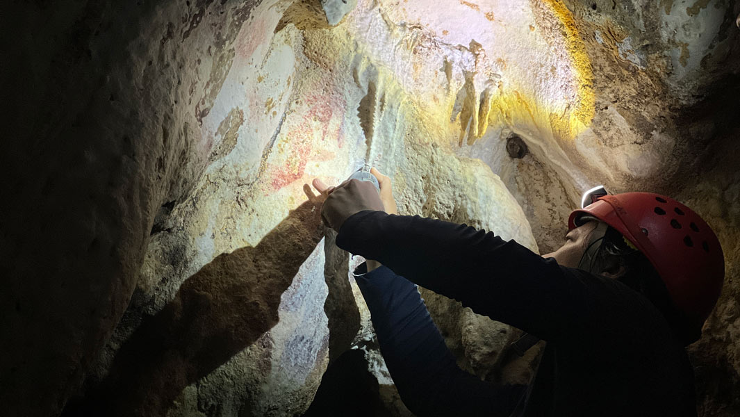 Oldest cave art header image Dr. Adhi Agus Oktaviana