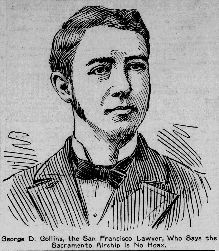 Portrait of George Collins, California lawyer and UFO hoaxer