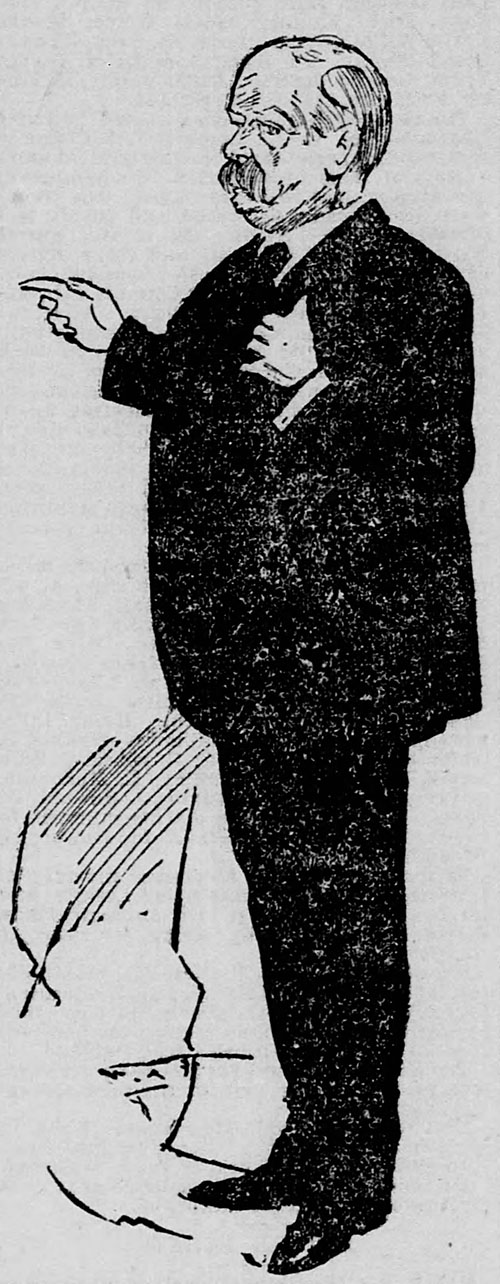 Newspaper Illustration of Colonel Henry Glenville Shaw