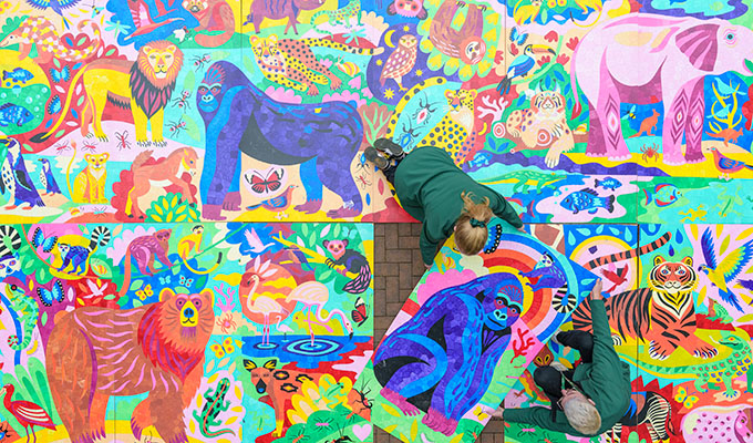 Painting close up