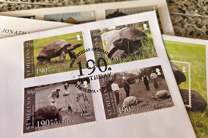 jonathan-the-tortoise-st-helena-postage-stamps