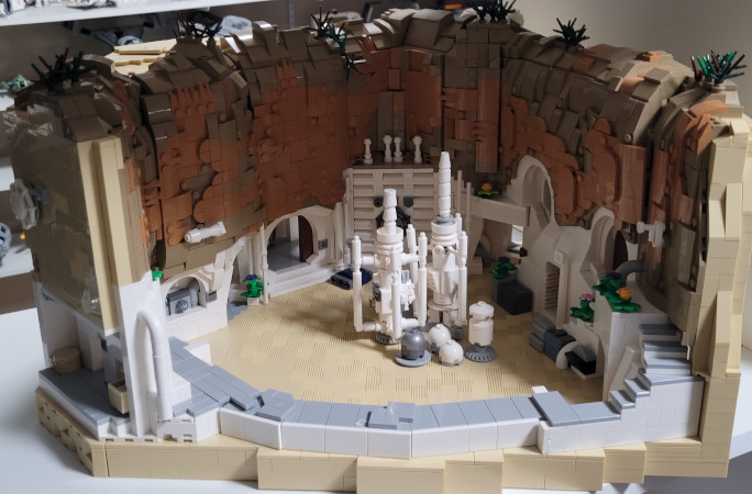 A jungle pit set from LEGO Star Wars