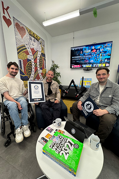 Conner and Owen with GWR's Will