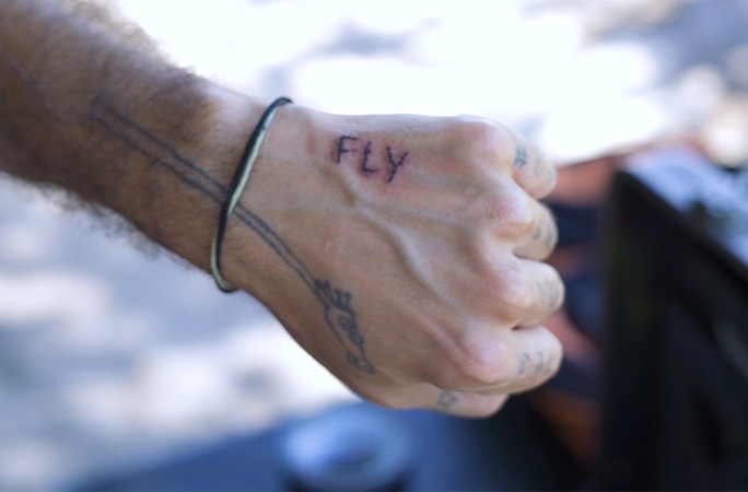the healed tattoo