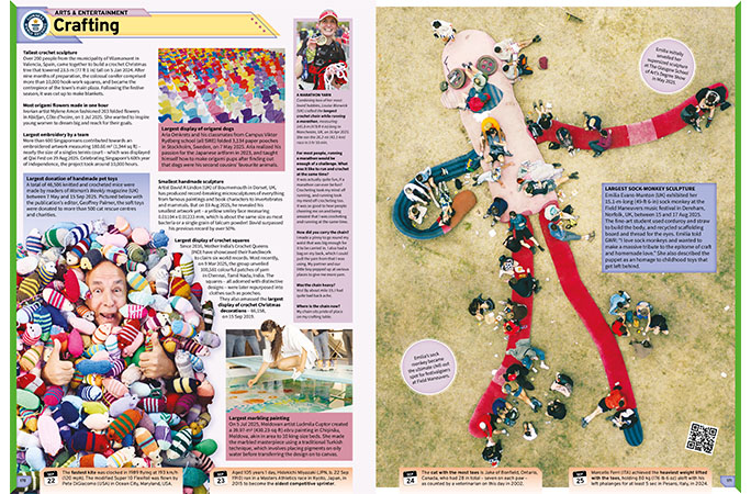 Crafting spread in Guinness World Records 2027