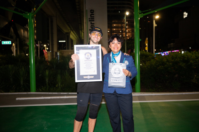 Eddy and GWR Adjudicator holding his certificate