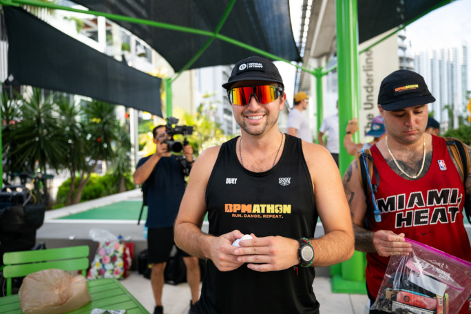 Eddy smiling before the race