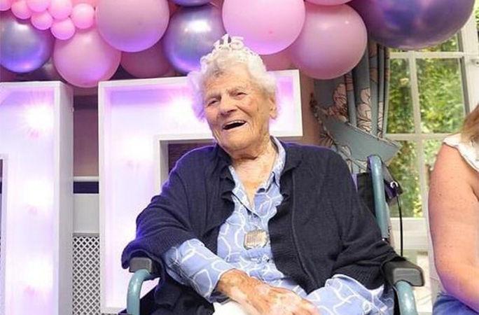 Ethel at age 115