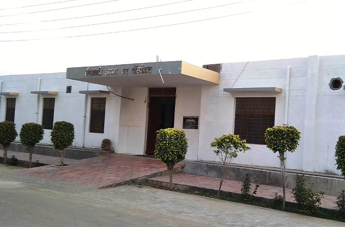 outside of the shelter