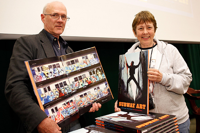 martha-cooper-with-henry-chalfant-and-their-book-subway-art