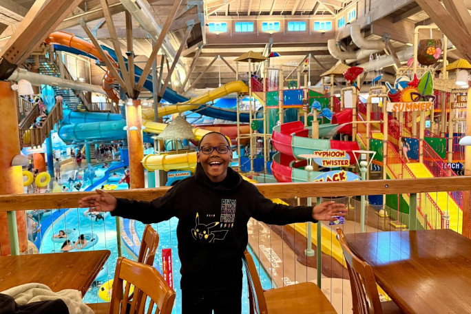 Skyler in the waterpark